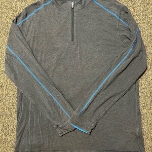 Tasc Performance 1/4 Zip Sweater Men’s XL Pullover Organizer Cotton